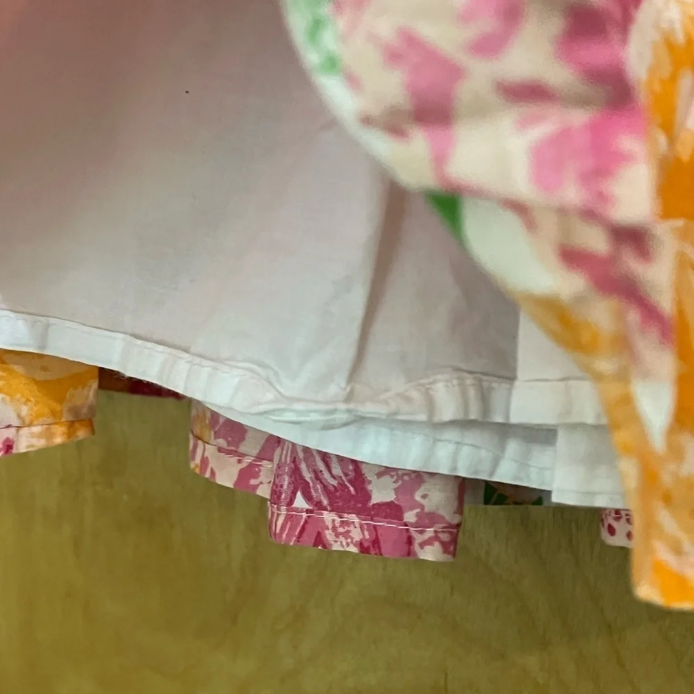 J by Joie Floral Pink and Orange Dress 5